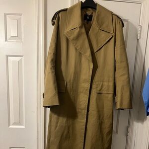 Banana Republic Khaki Women's Trench Coat